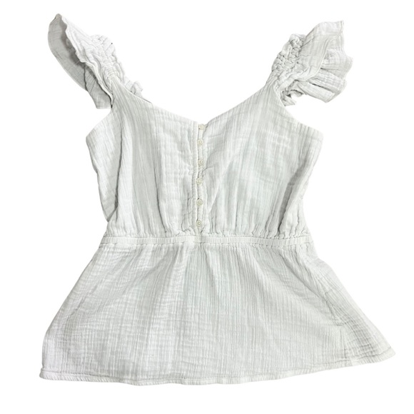 White Gauze Sleeveless Top | Size S | Maurice’s - Picture 1 of 6